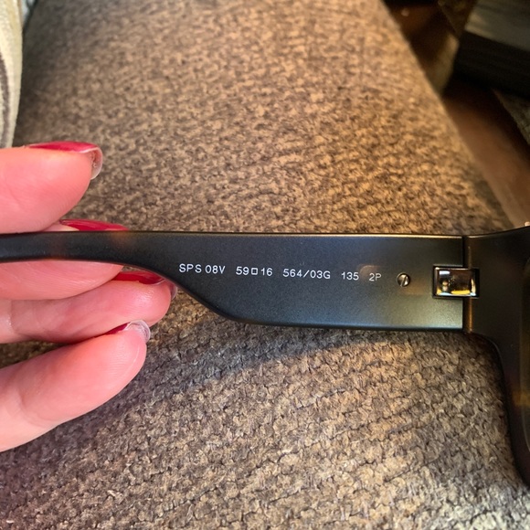 Authentic PRADA Linea Rossa 59 Square Polarized logo sunglasses - Picture 6 of 16